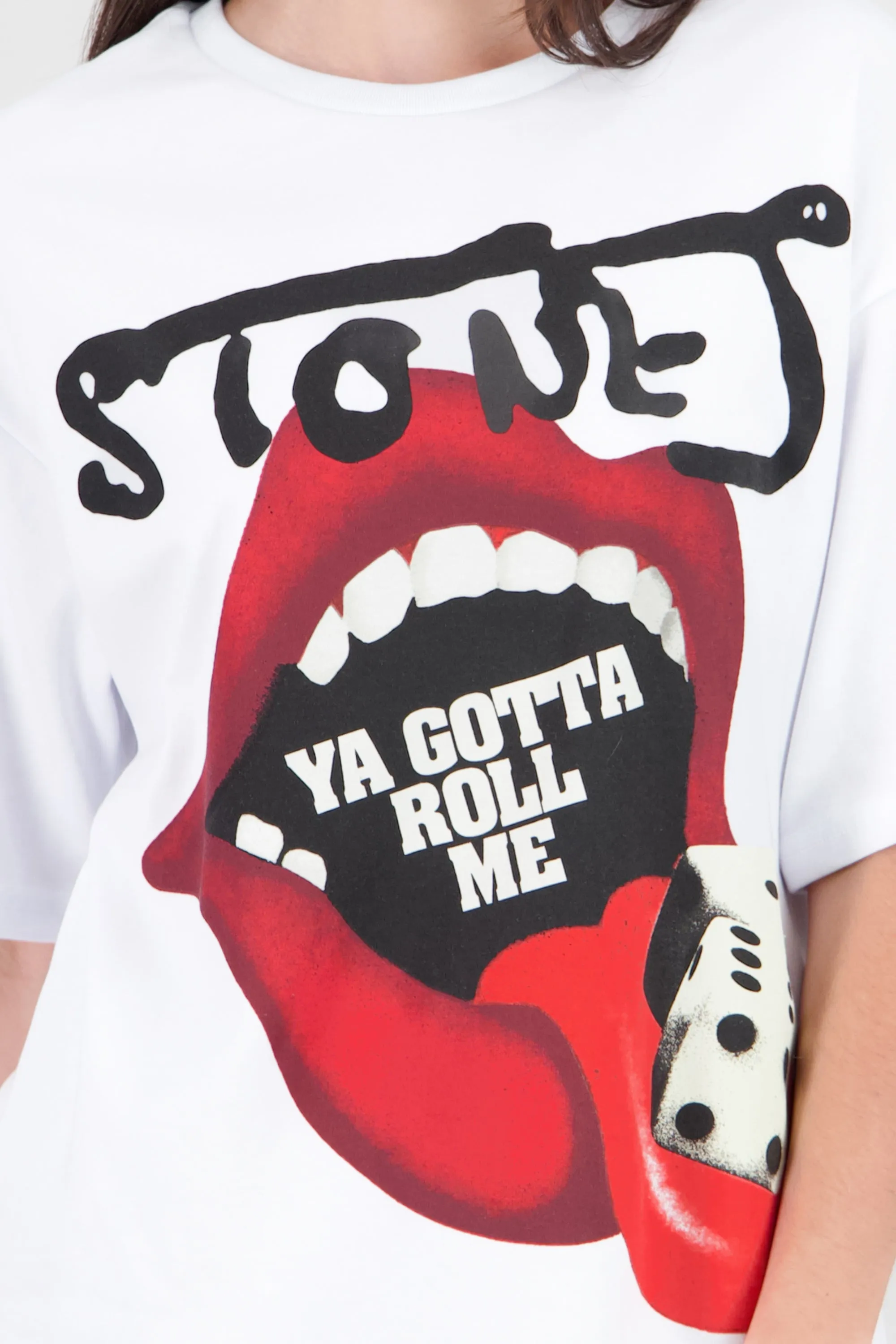 Playera rolling stones lengua roll me sold by Shasa product image thumbnail 5