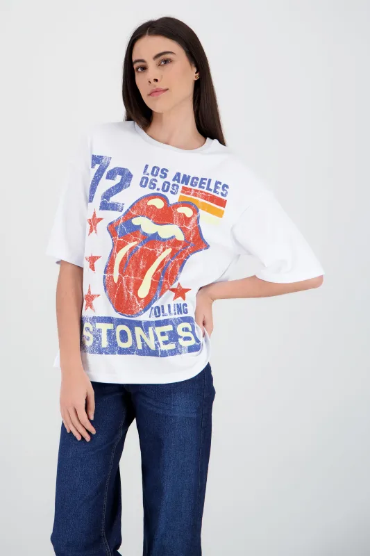 Playera rolling stones los angeles sold by Shasa