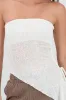 Top asimetrico con textura sold by Shasa