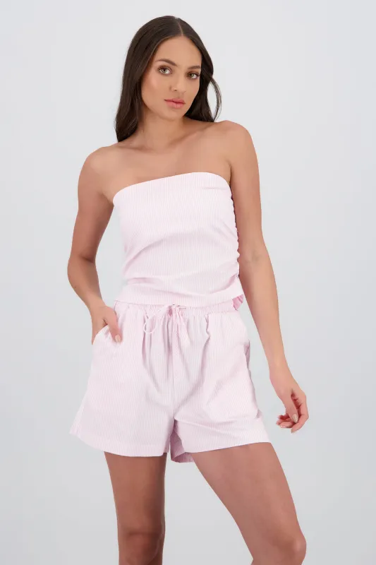 Top strapless rayas Hypster sold by Shasa
