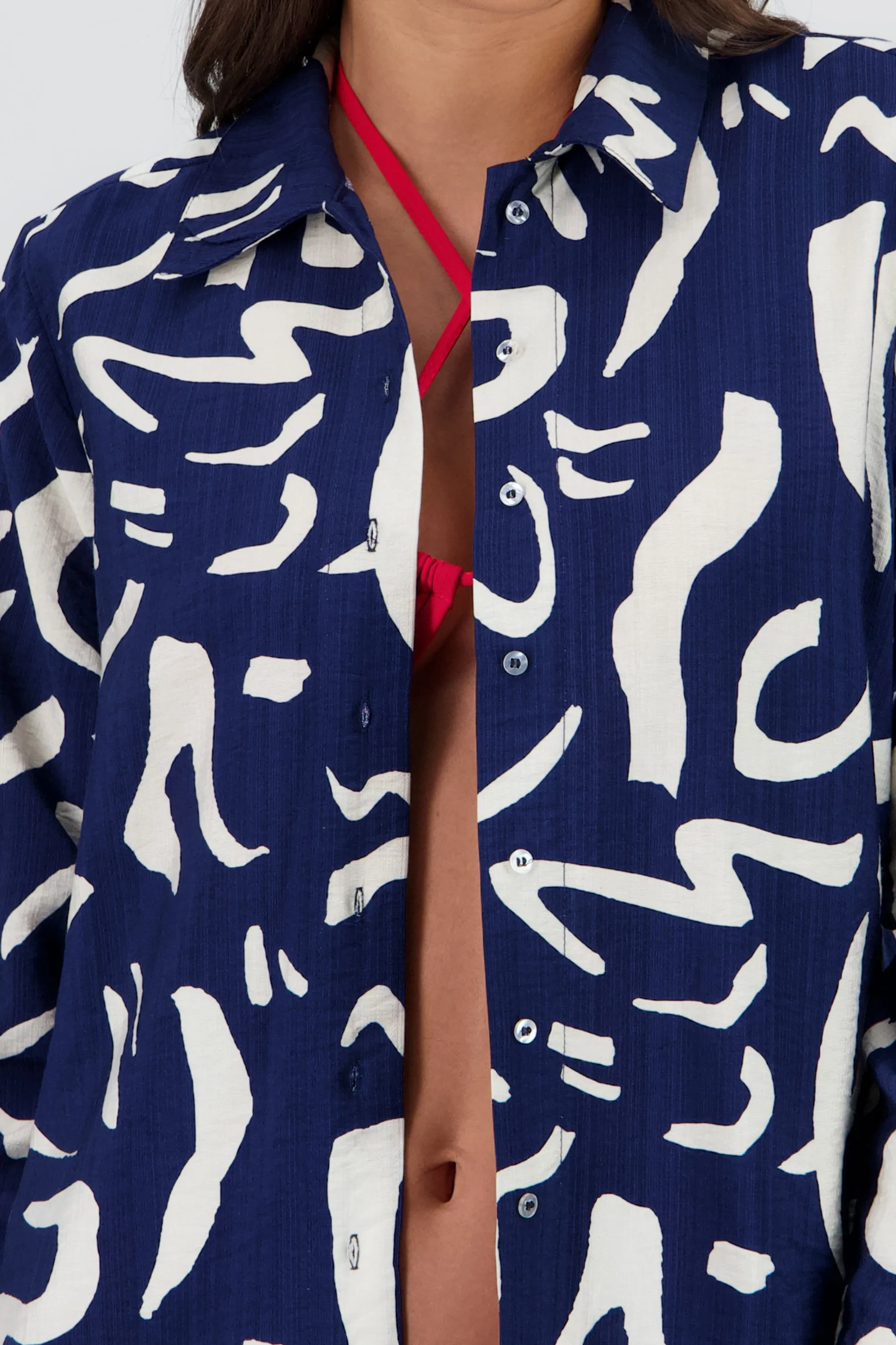 Camisa oversized detalle estampado sold by Shasa product image thumbnail 5