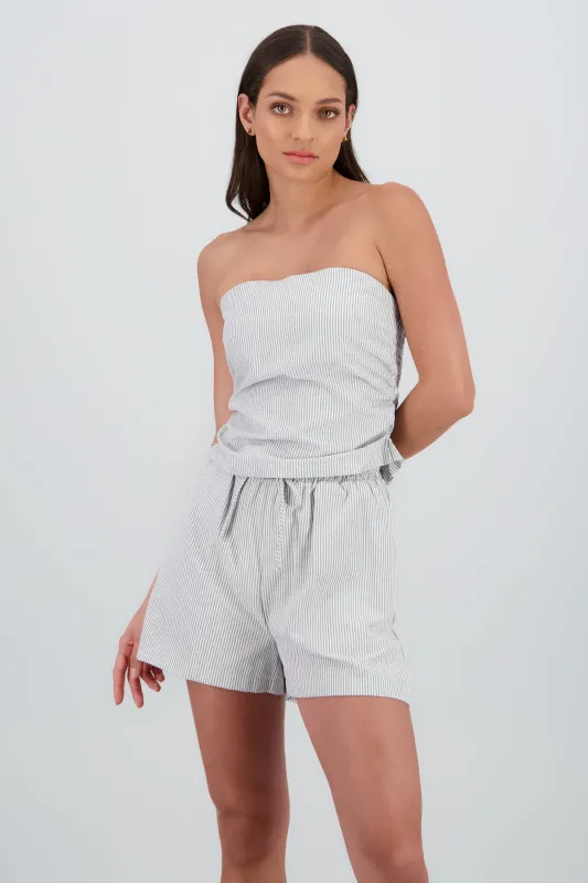 Top strapless rayas Hypster sold by Shasa