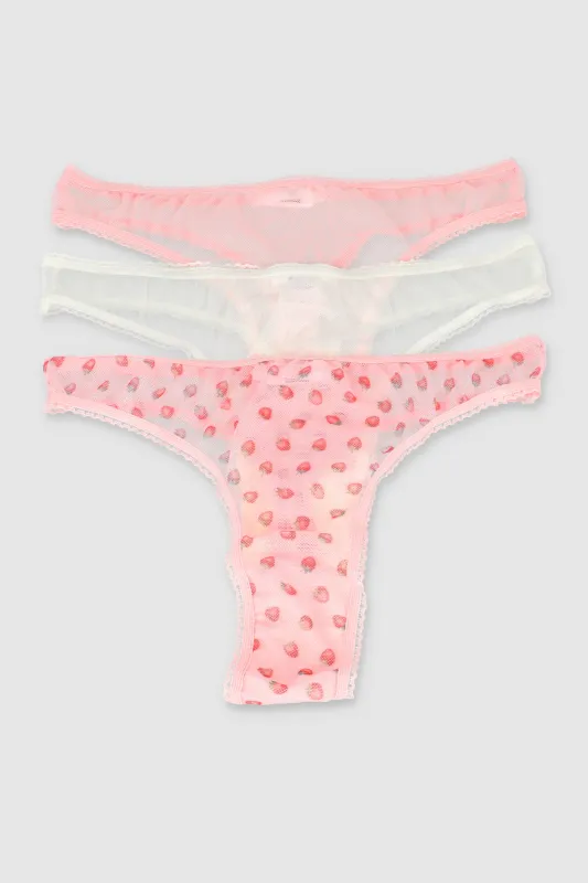 Tripack tangas estampadas sold by Shasa