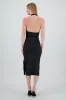 Vestido midi halter drapeado sold by Shasa