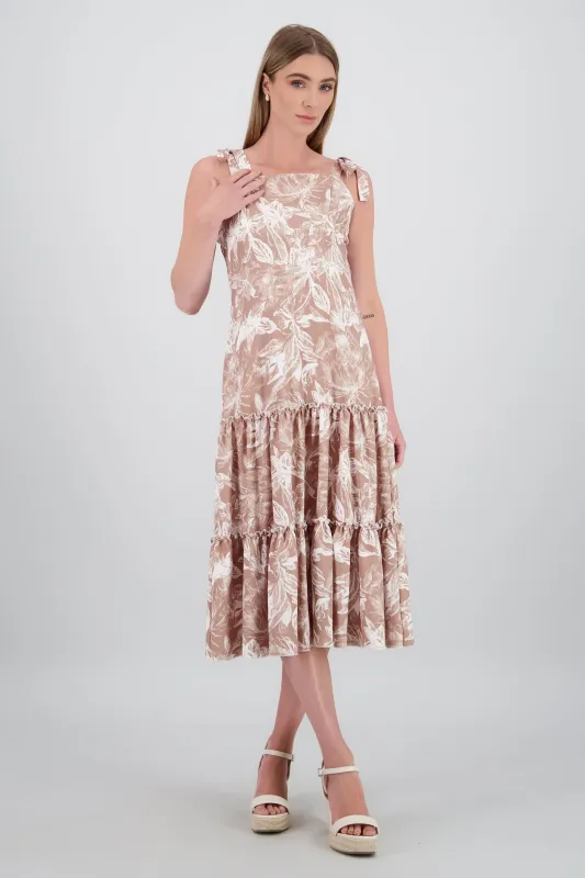 Vestido maxi olan detalle tirantes sold by Shasa