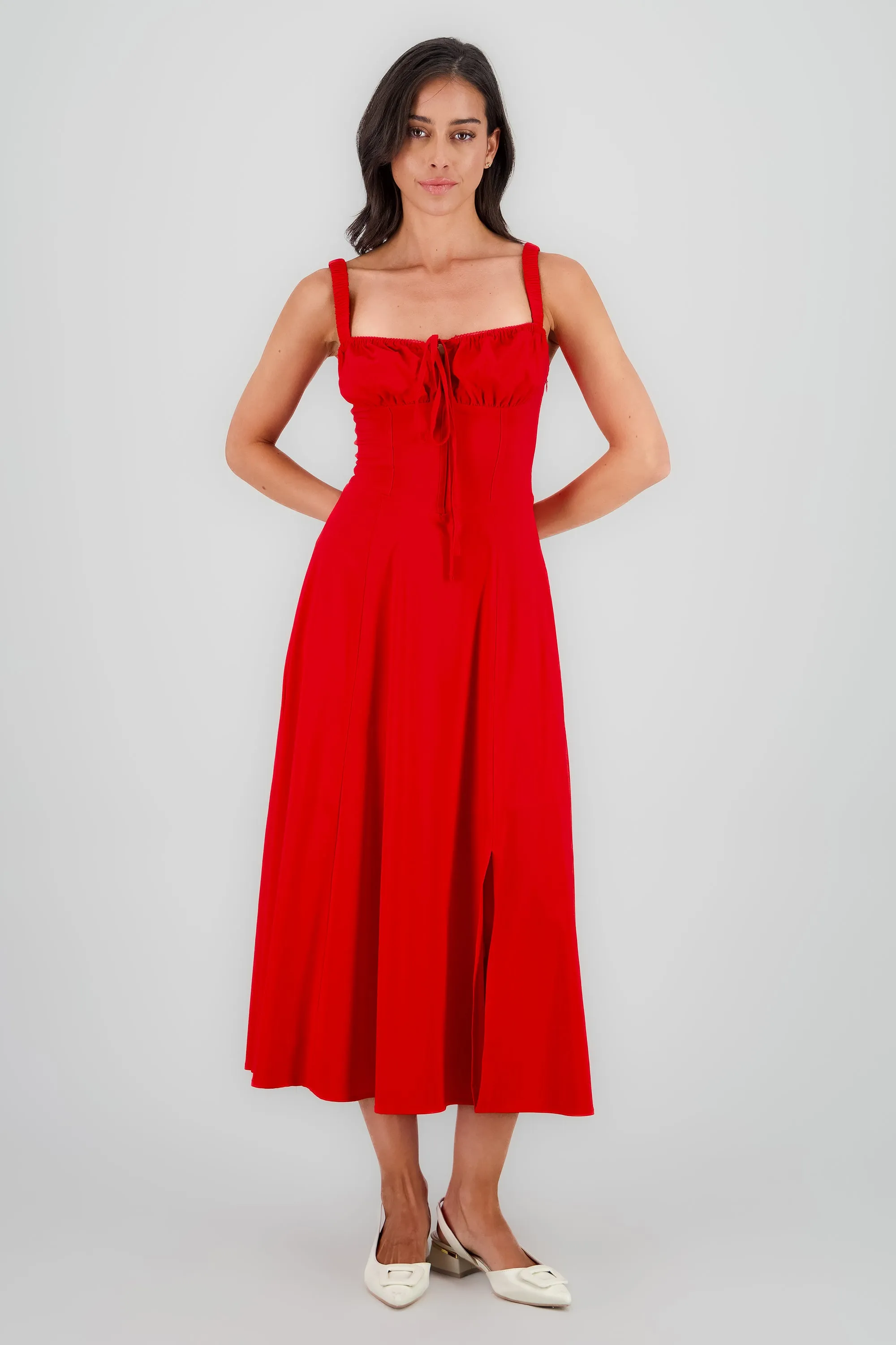 Vestido maxi liso sold by Shasa