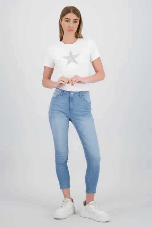 Jeans skinny regular waist sold by Shasa