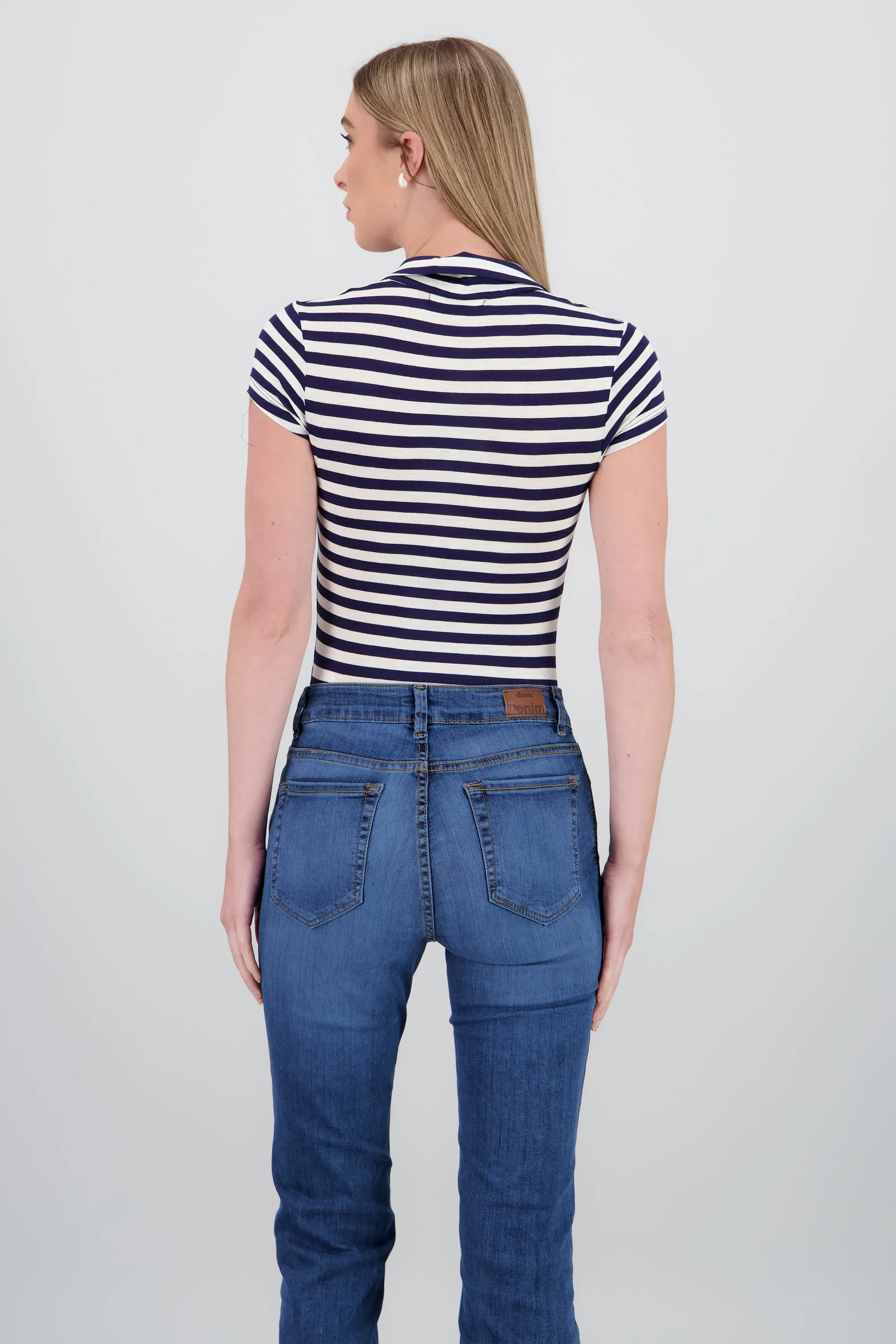 Body cuello polo manga corta rayas sold by Shasa product image thumbnail 4