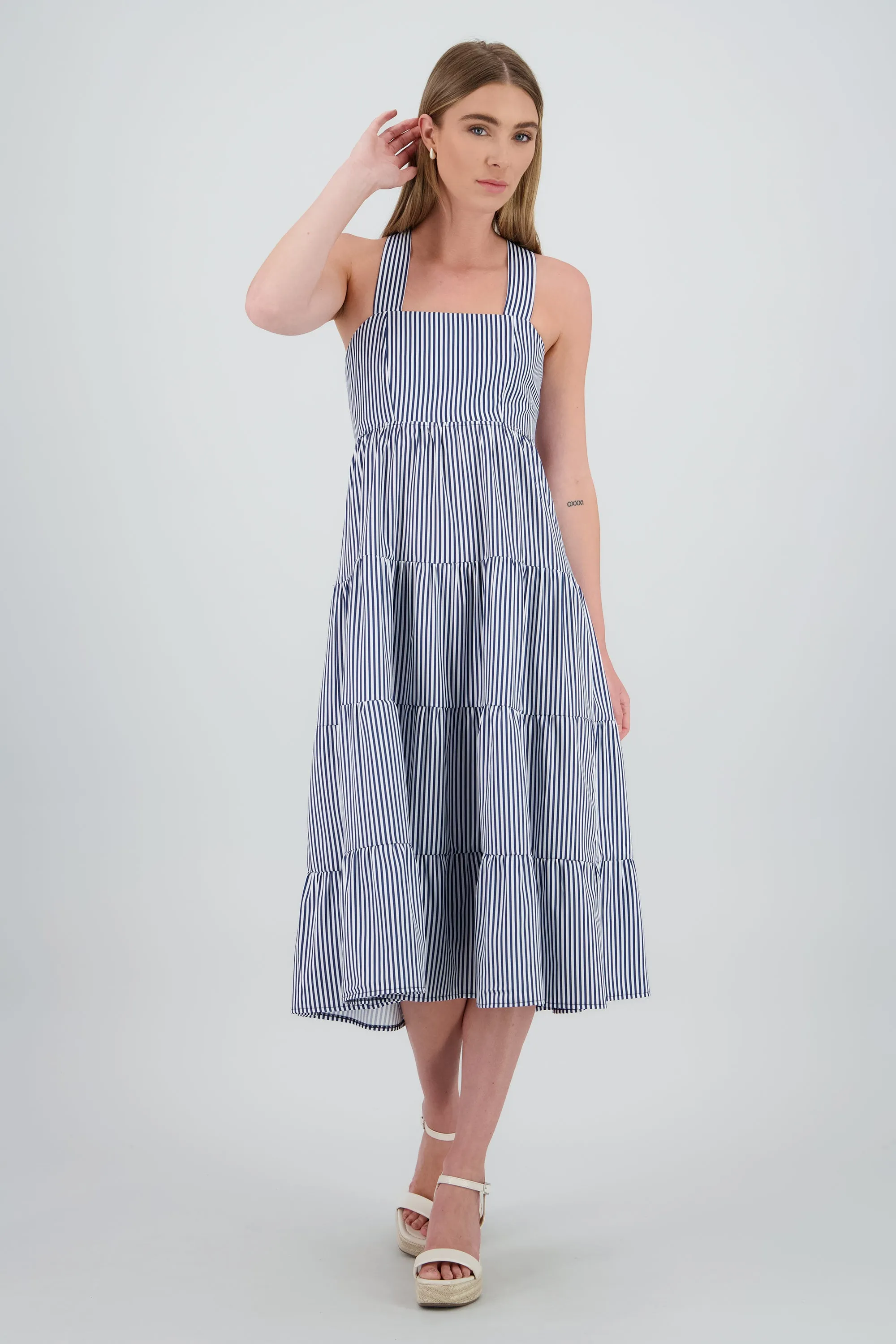 Vestido midi tirantes gruesos olanes sold by Shasa product image thumbnail 2