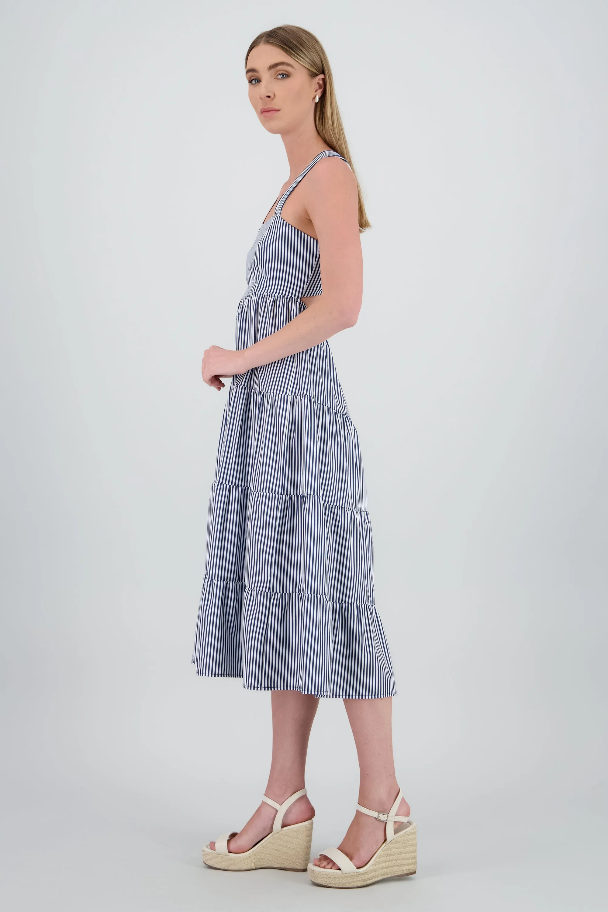 Vestido midi tirantes gruesos olanes sold by Shasa product image thumbnail 3