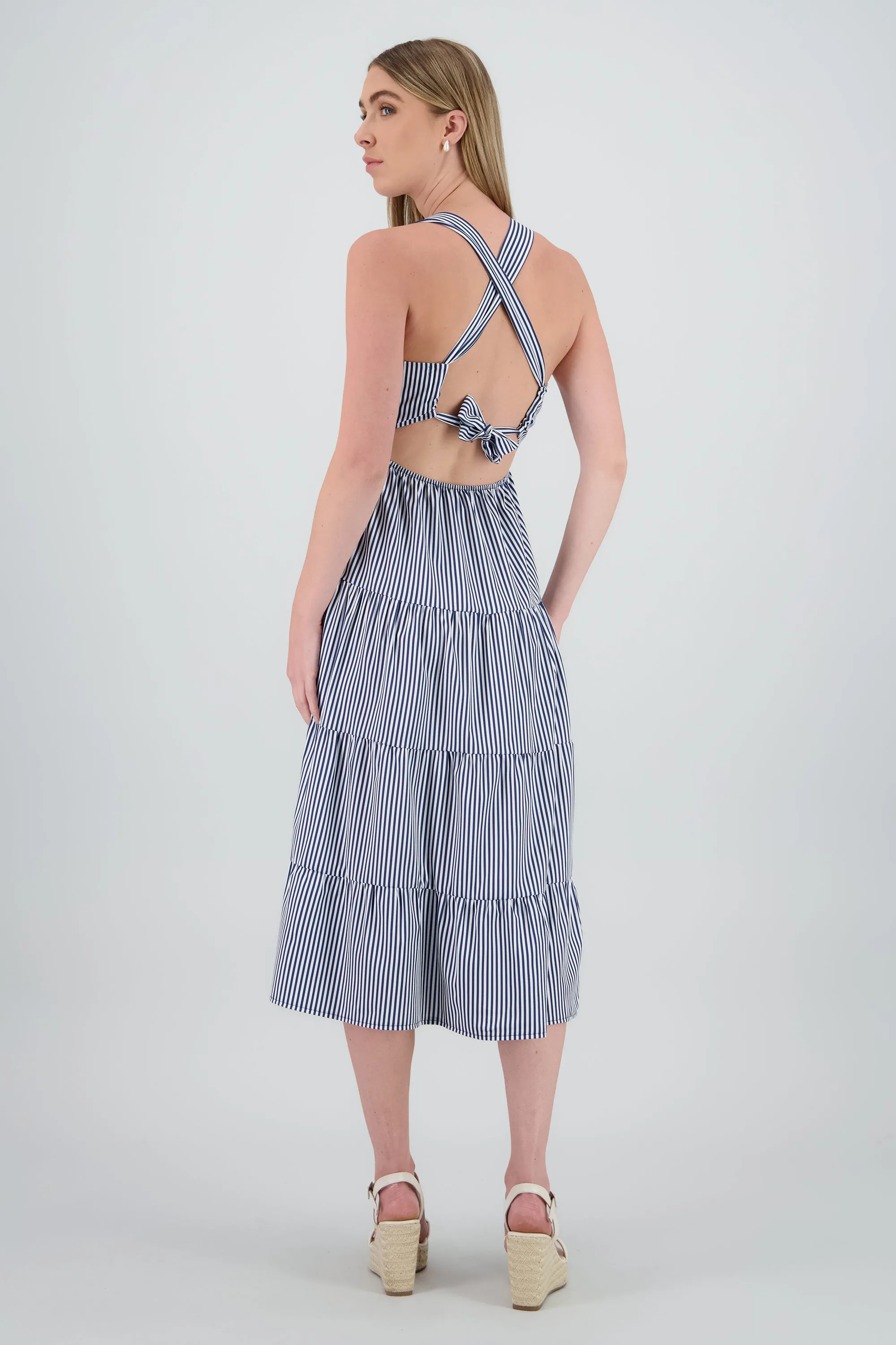 Vestido midi tirantes gruesos olanes sold by Shasa product image thumbnail 4