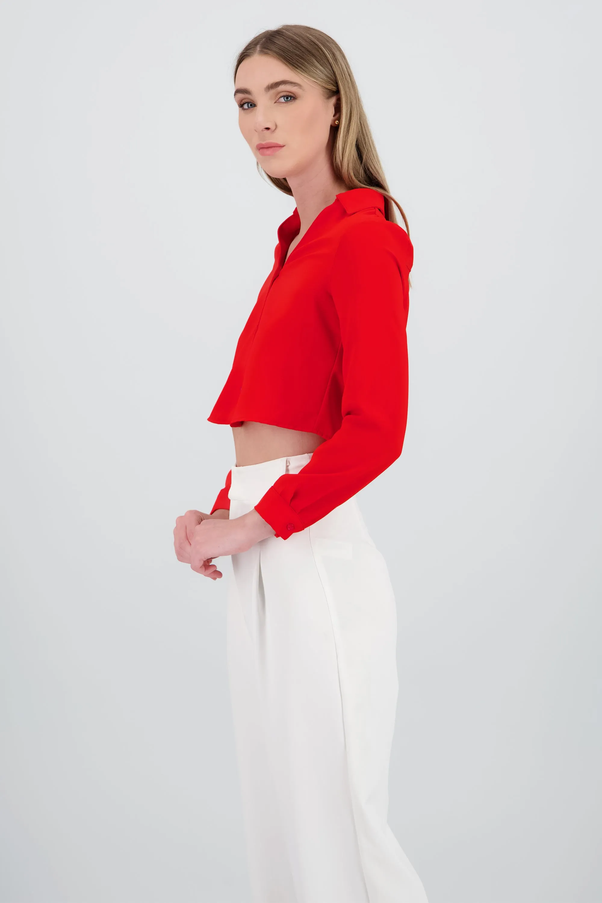 Camisa Crop Escote sold by Shasa product image thumbnail 3