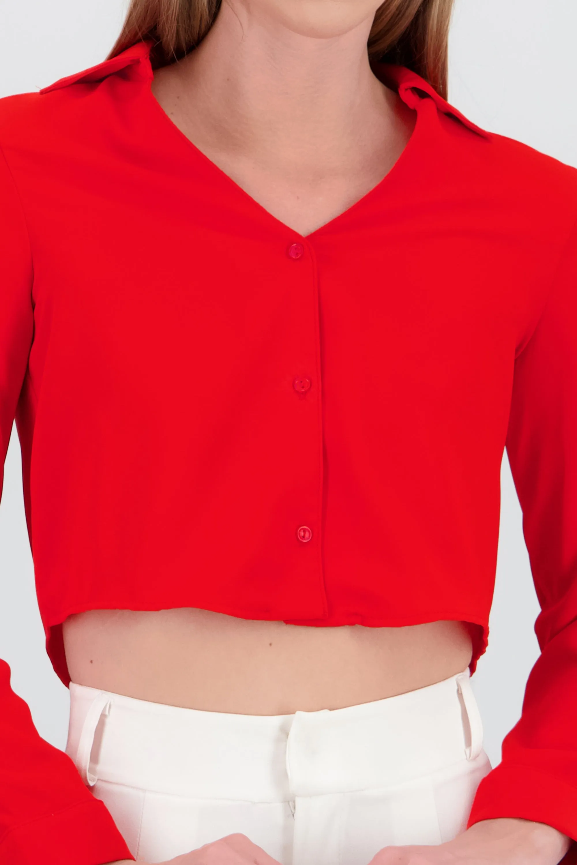 Camisa Crop Escote sold by Shasa product image thumbnail 5
