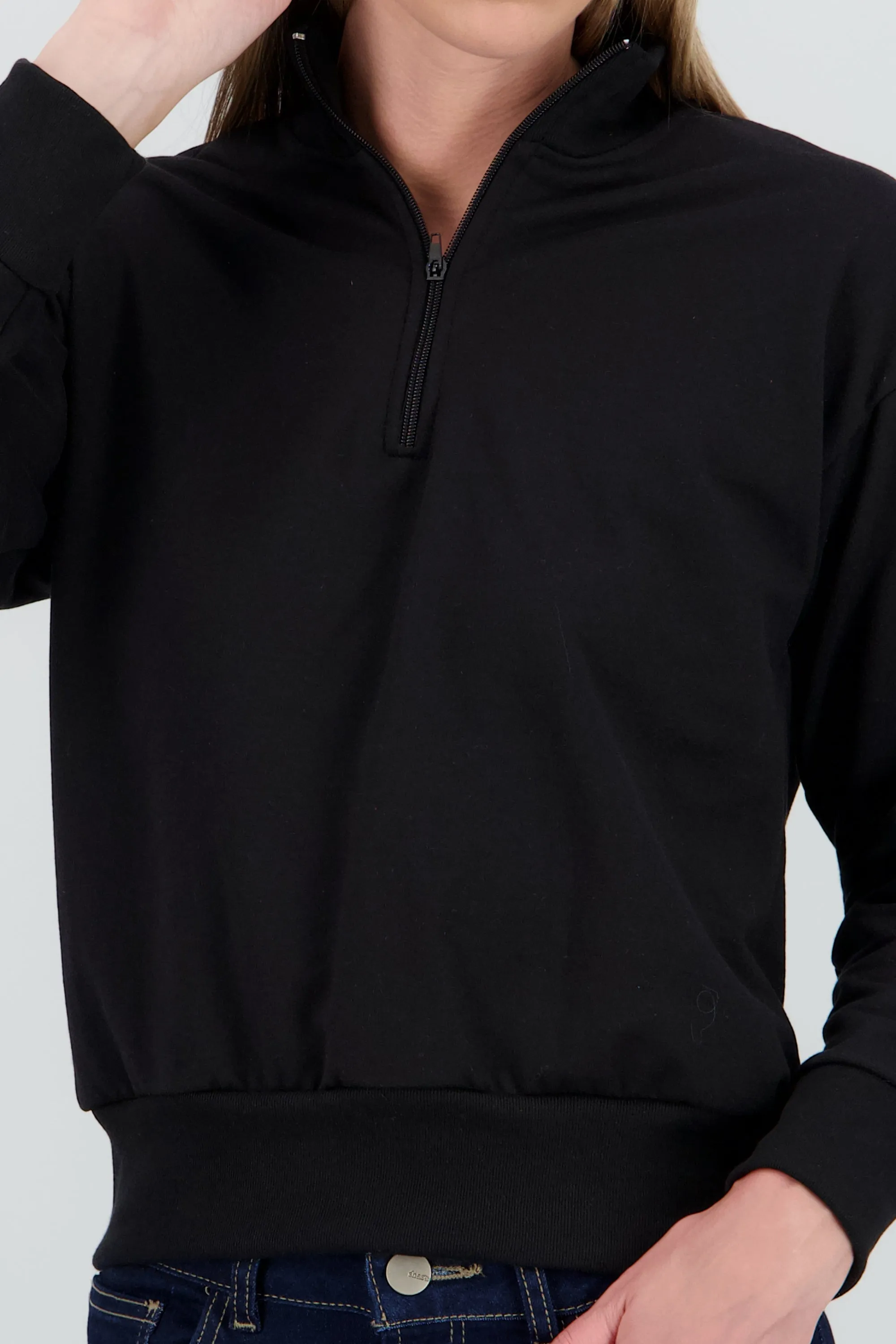 Sudadera lisa cuello medio cierre sold by Shasa product image thumbnail 5