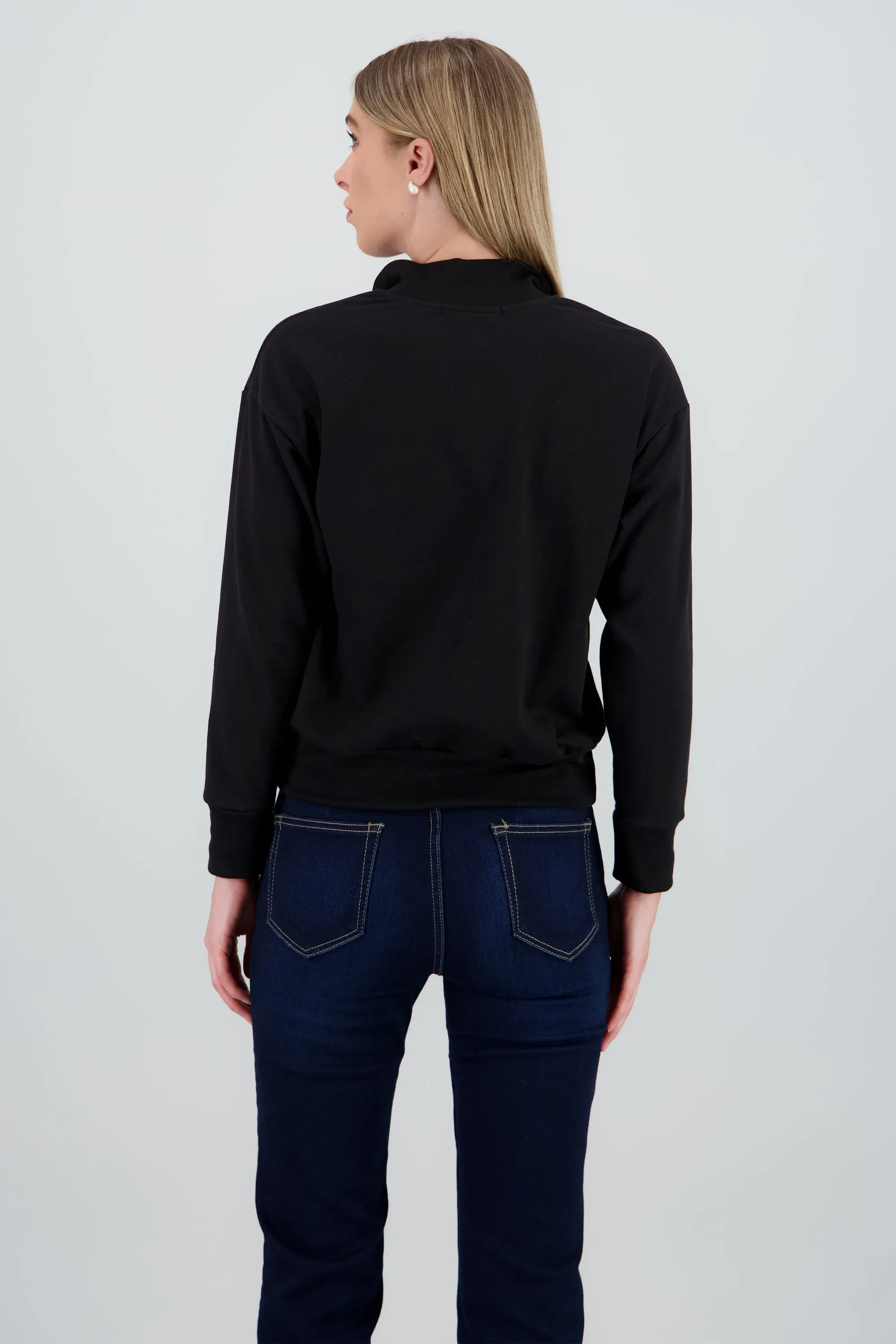 Sudadera lisa cuello medio cierre sold by Shasa product image thumbnail 4