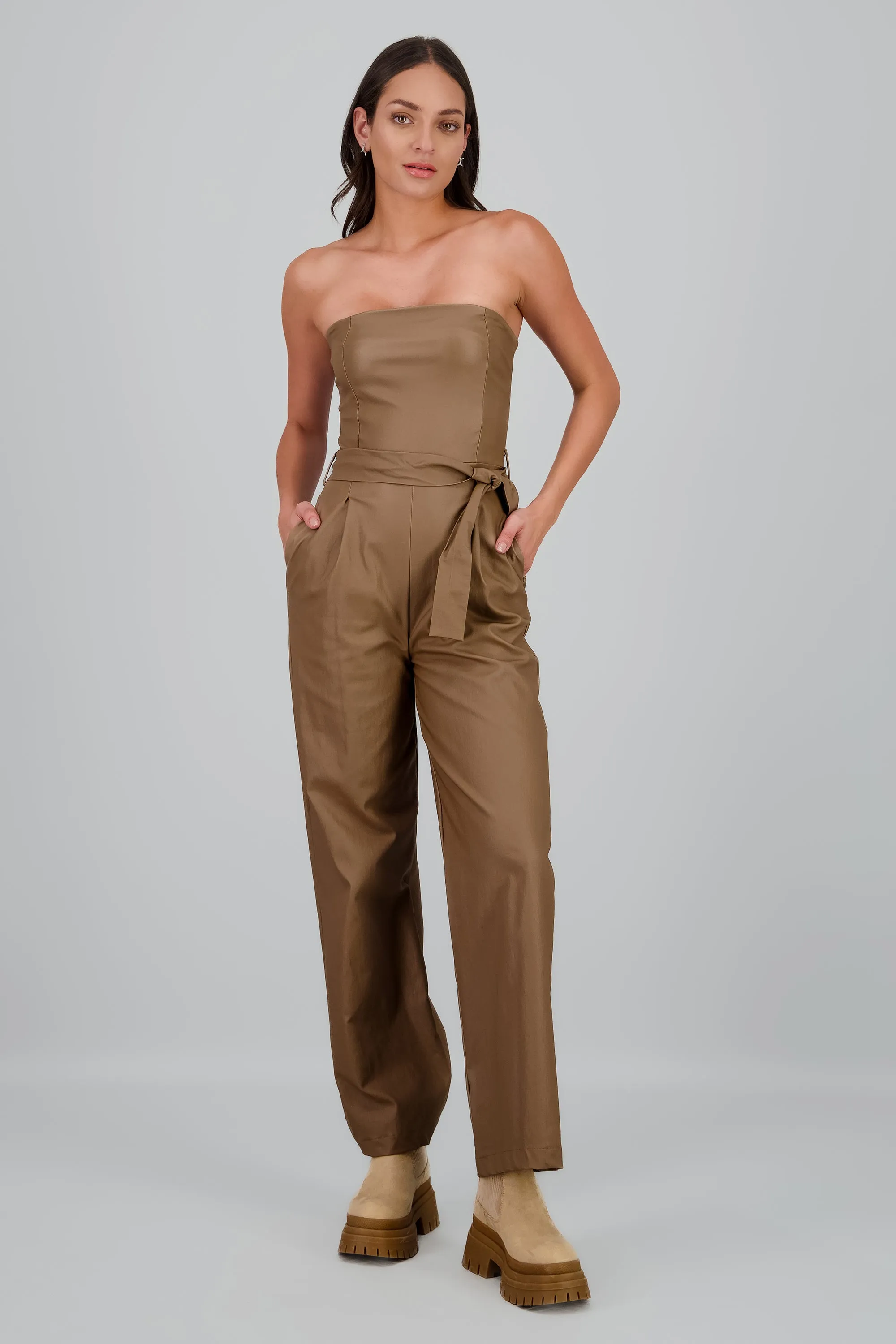 Jumpsuit pu strapples sold by Shasa product image thumbnail 2