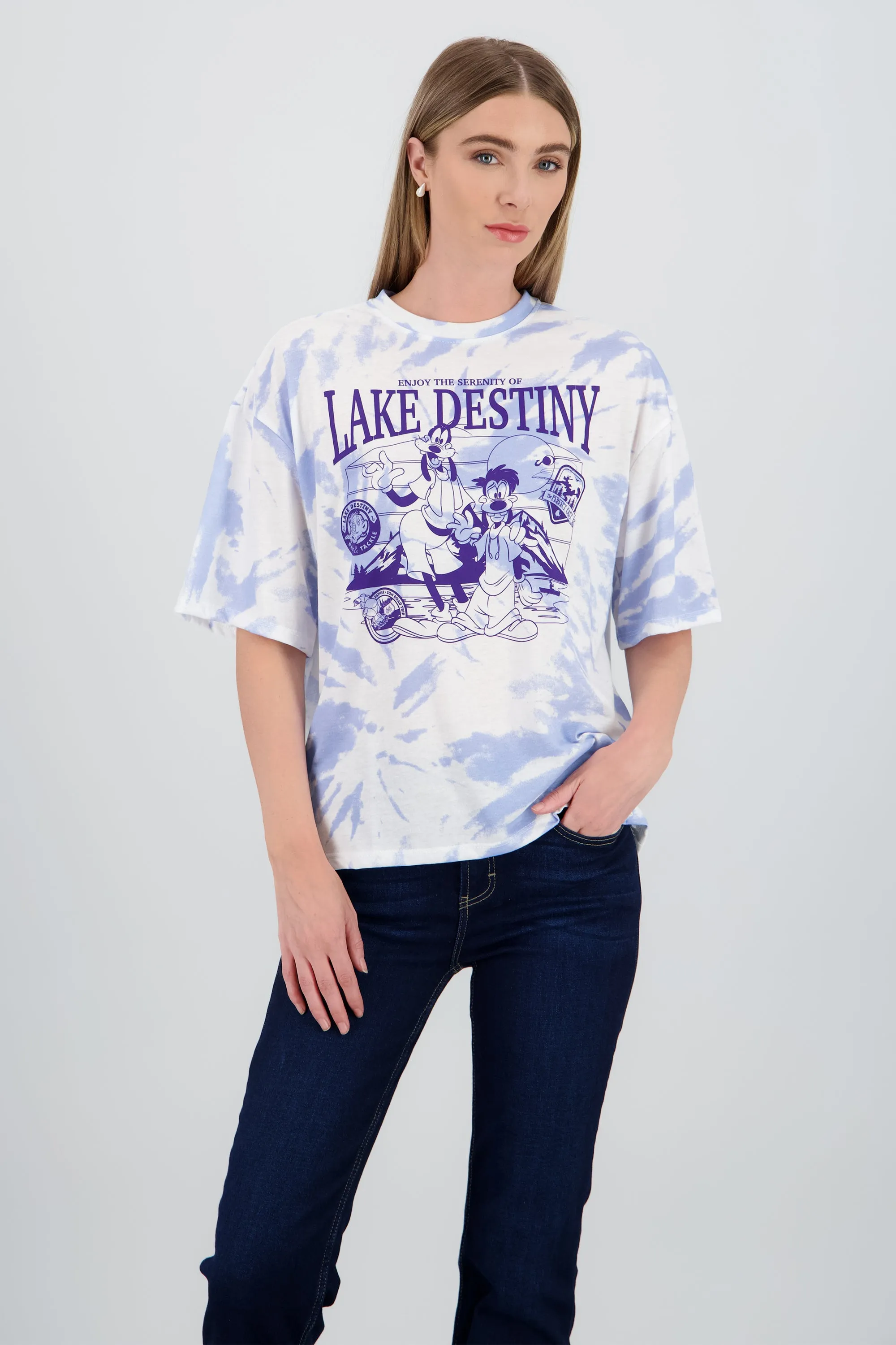 Playera Goofy y Max tie dye sold by Shasa