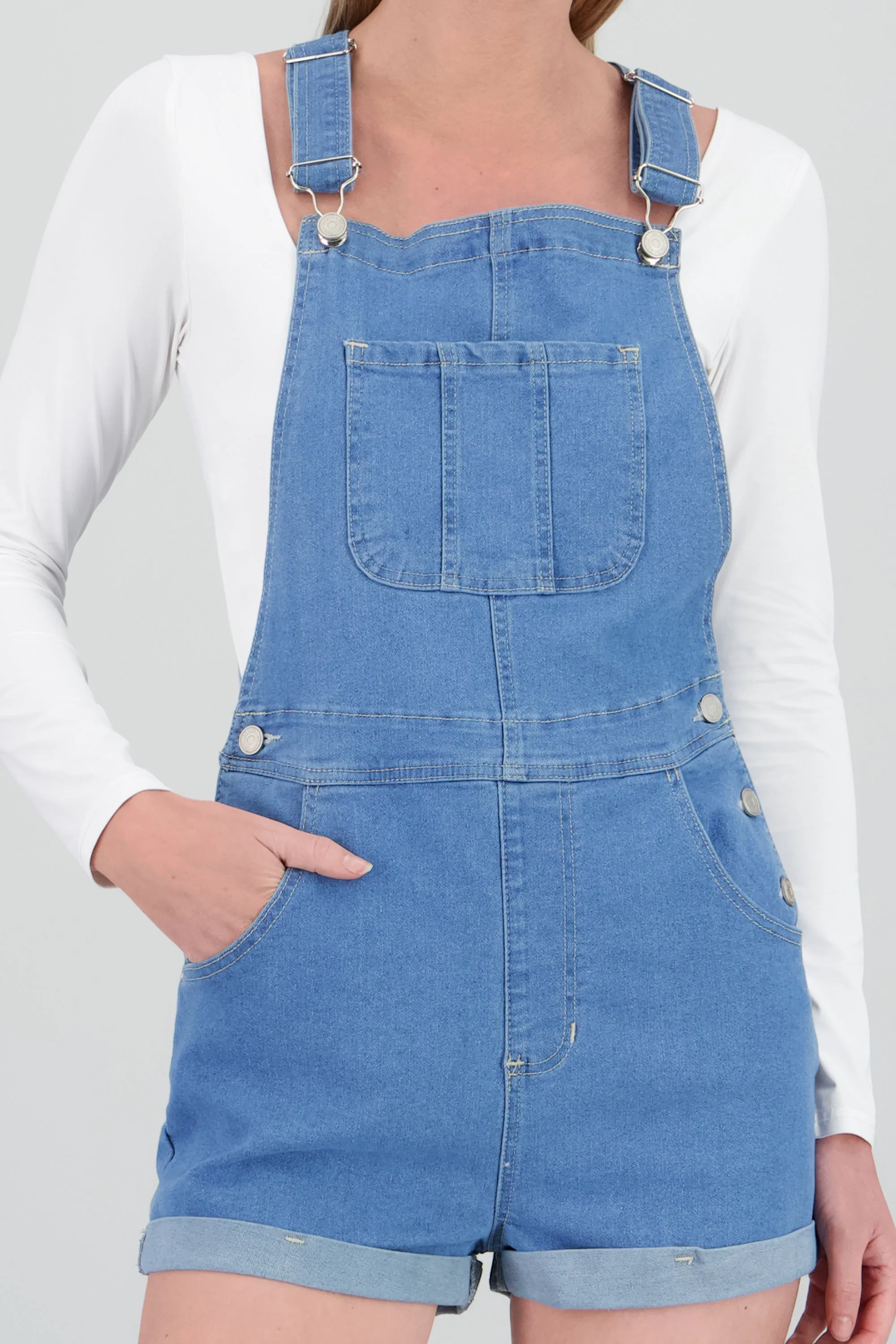 Overol Denim Short sold by Shasa product image thumbnail 5