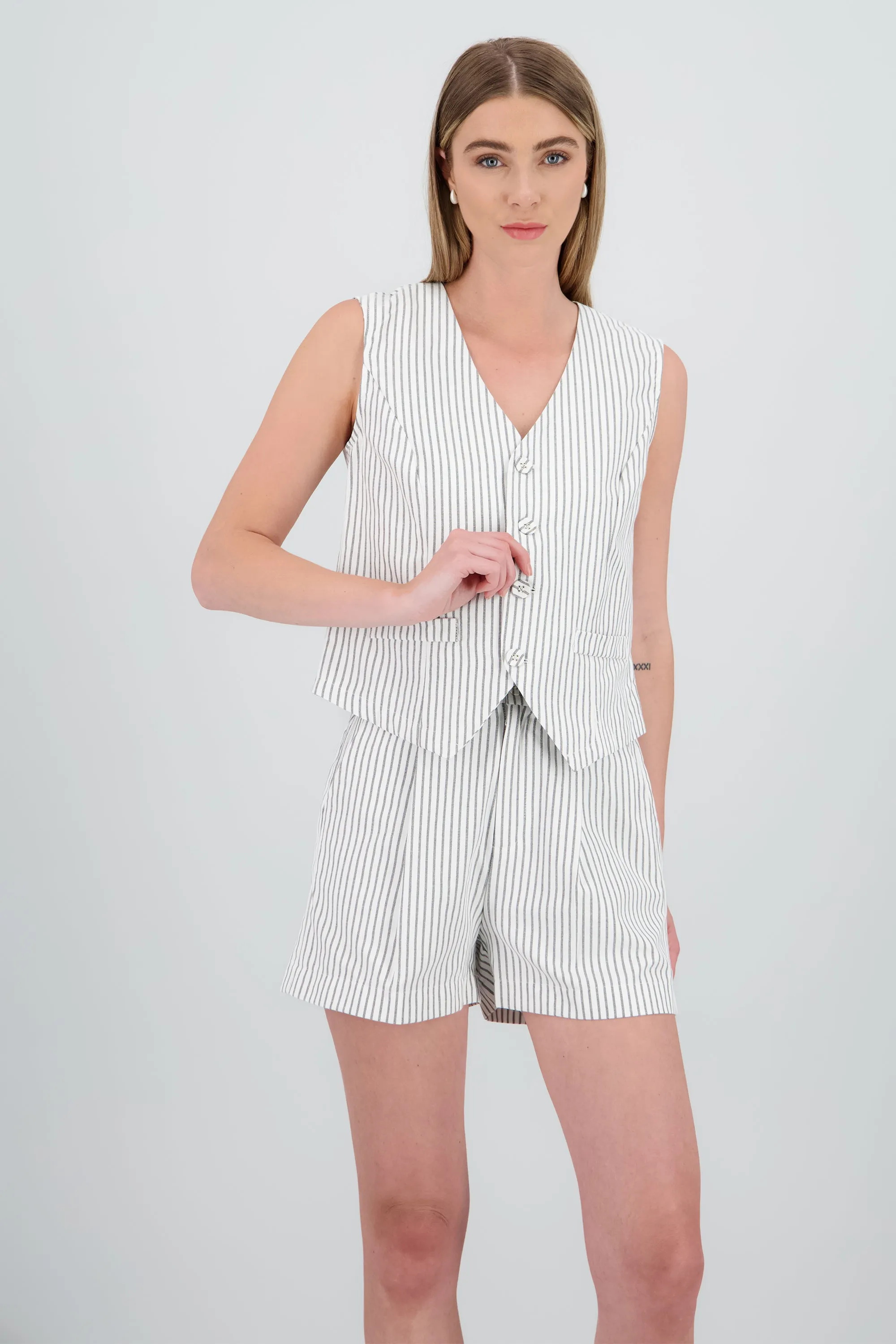 Chaleco sastre rayas sold by Shasa product image thumbnail 2