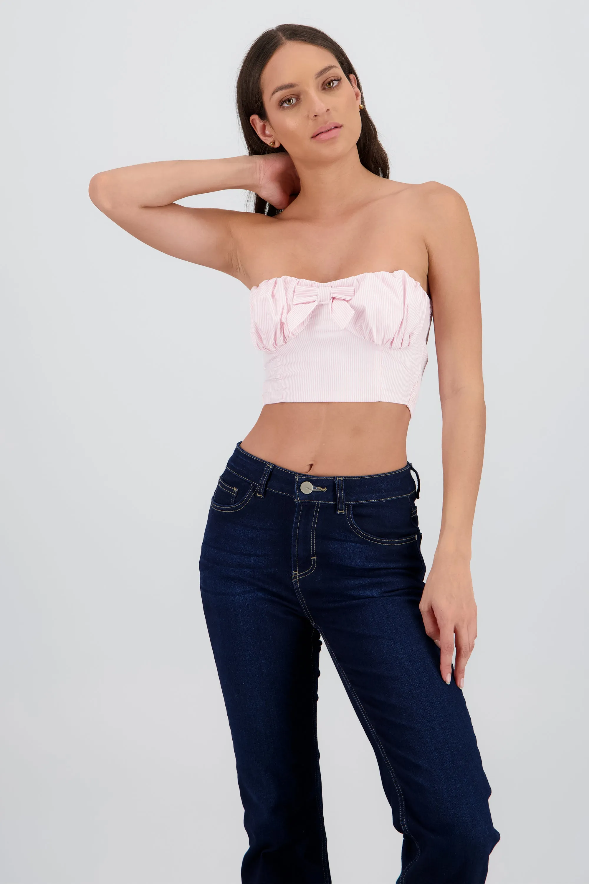Top crop detalle frunces moño sold by Shasa product image thumbnail 2