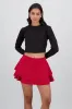 Top manga larga cuello redondo suave sold by Shasa