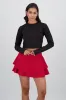 Top manga larga cuello redondo suave sold by Shasa