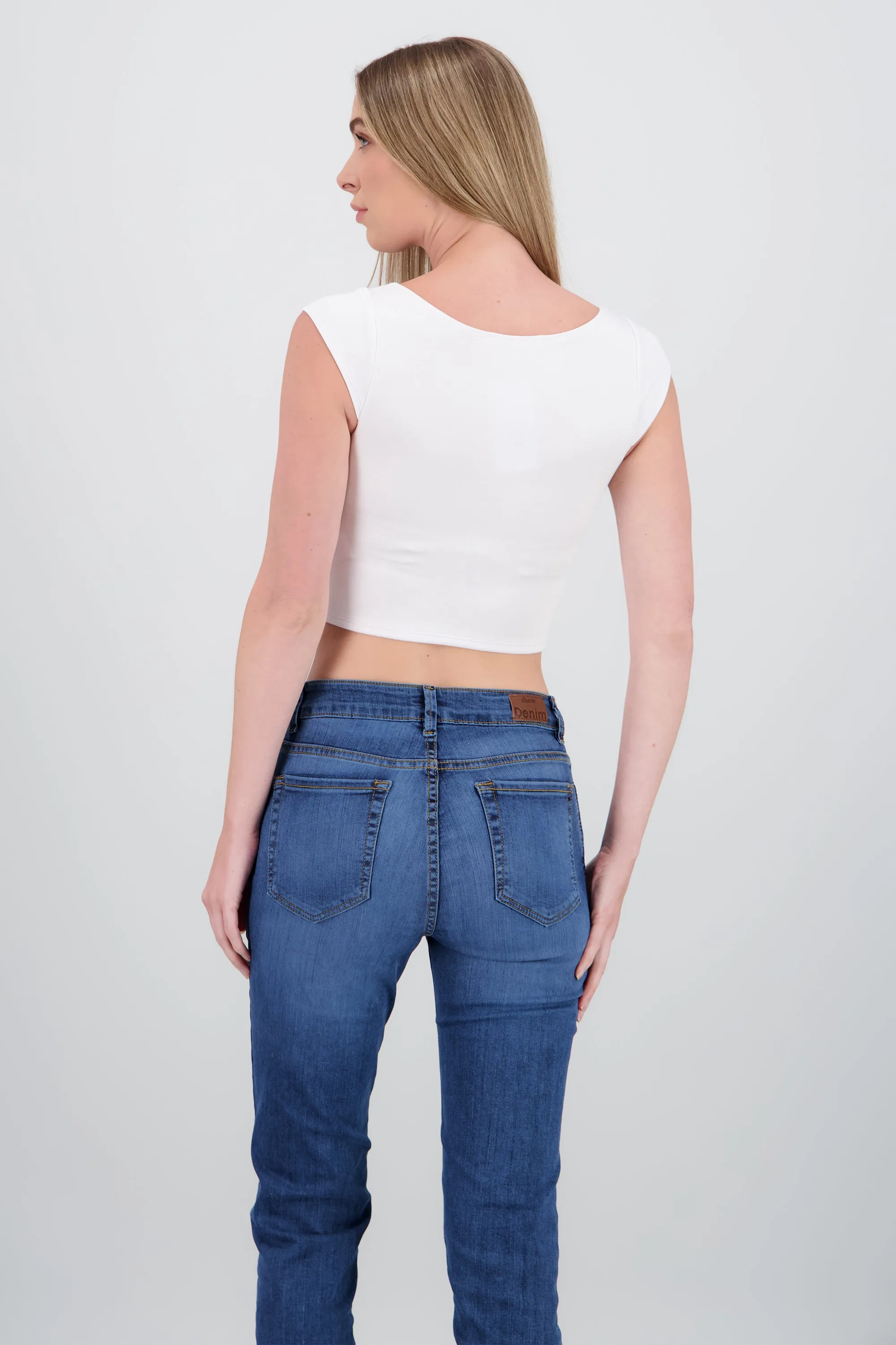 Top corto escote cuadrado manga corta sold by Shasa product image thumbnail 4