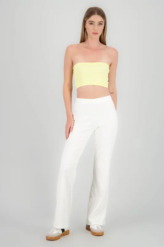 Pantalon amplio rib sold by Shasa