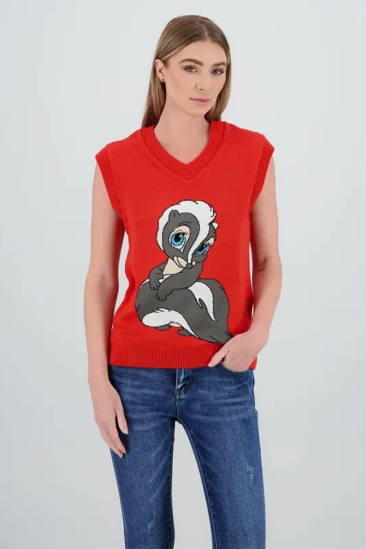 Chaleco tejido Flor sold by Shasa