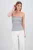 Top tubo con dobles escote sold by Shasa