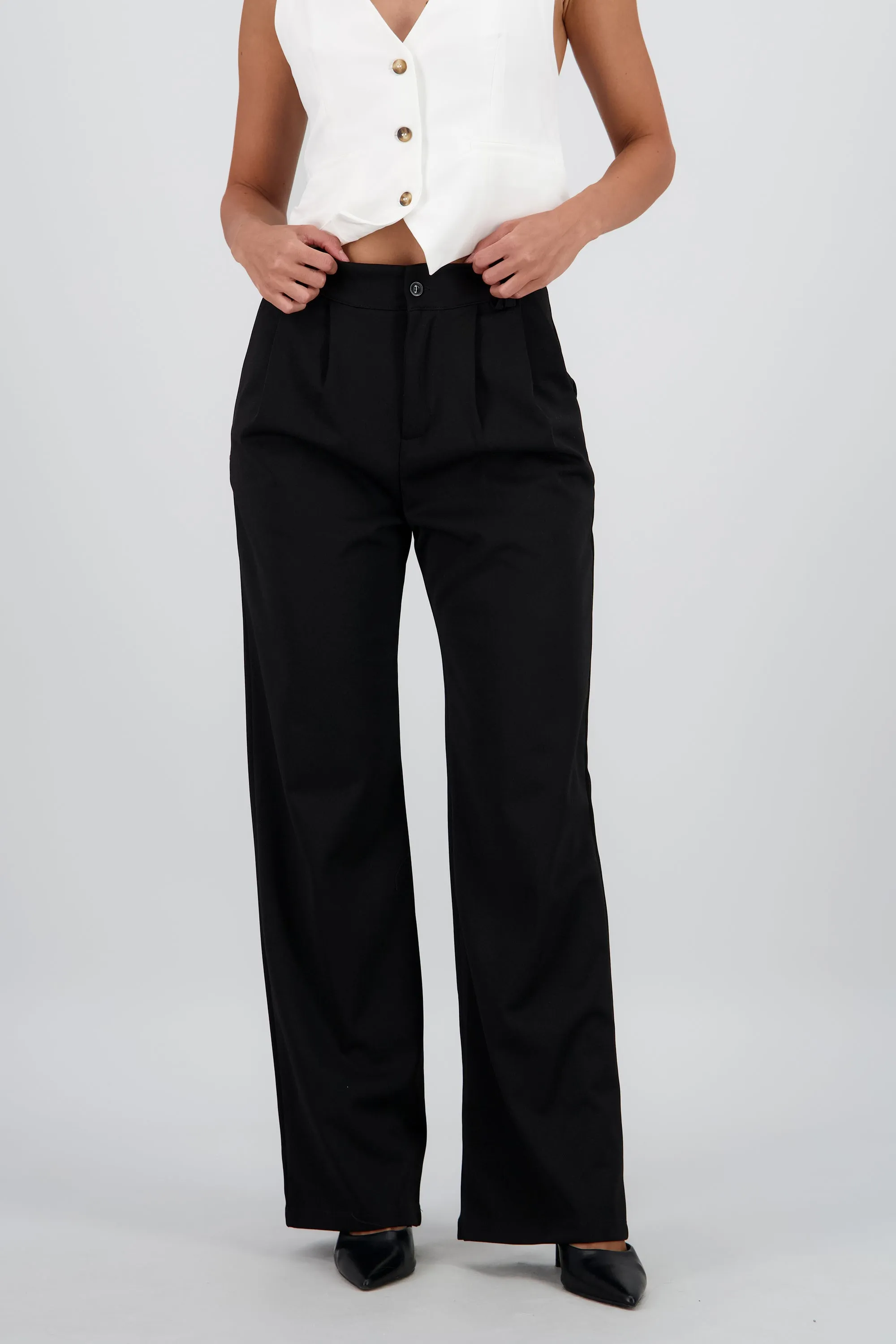 Pantalon amplio detalle pretina frunces sold by Shasa product image thumbnail 2