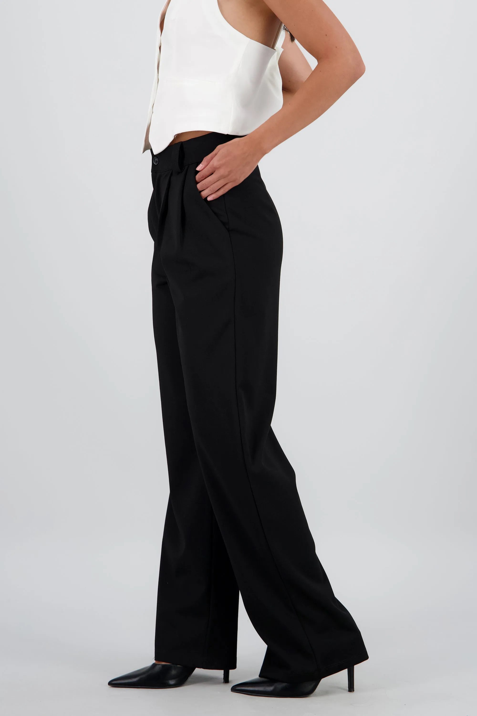 Pantalon amplio detalle pretina frunces sold by Shasa product image thumbnail 3