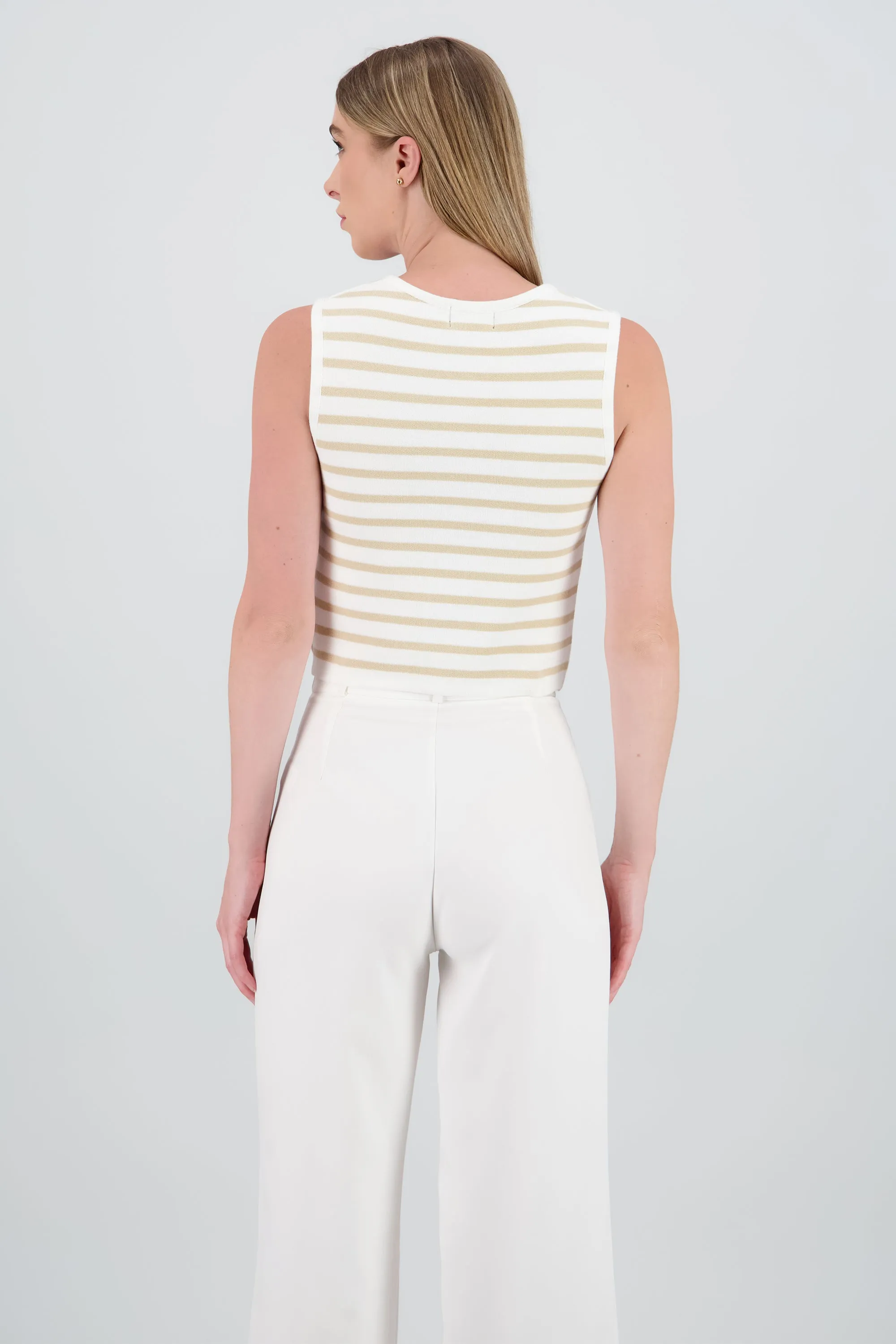 Chaleco tejido rayas con botones sold by Shasa product image thumbnail 4