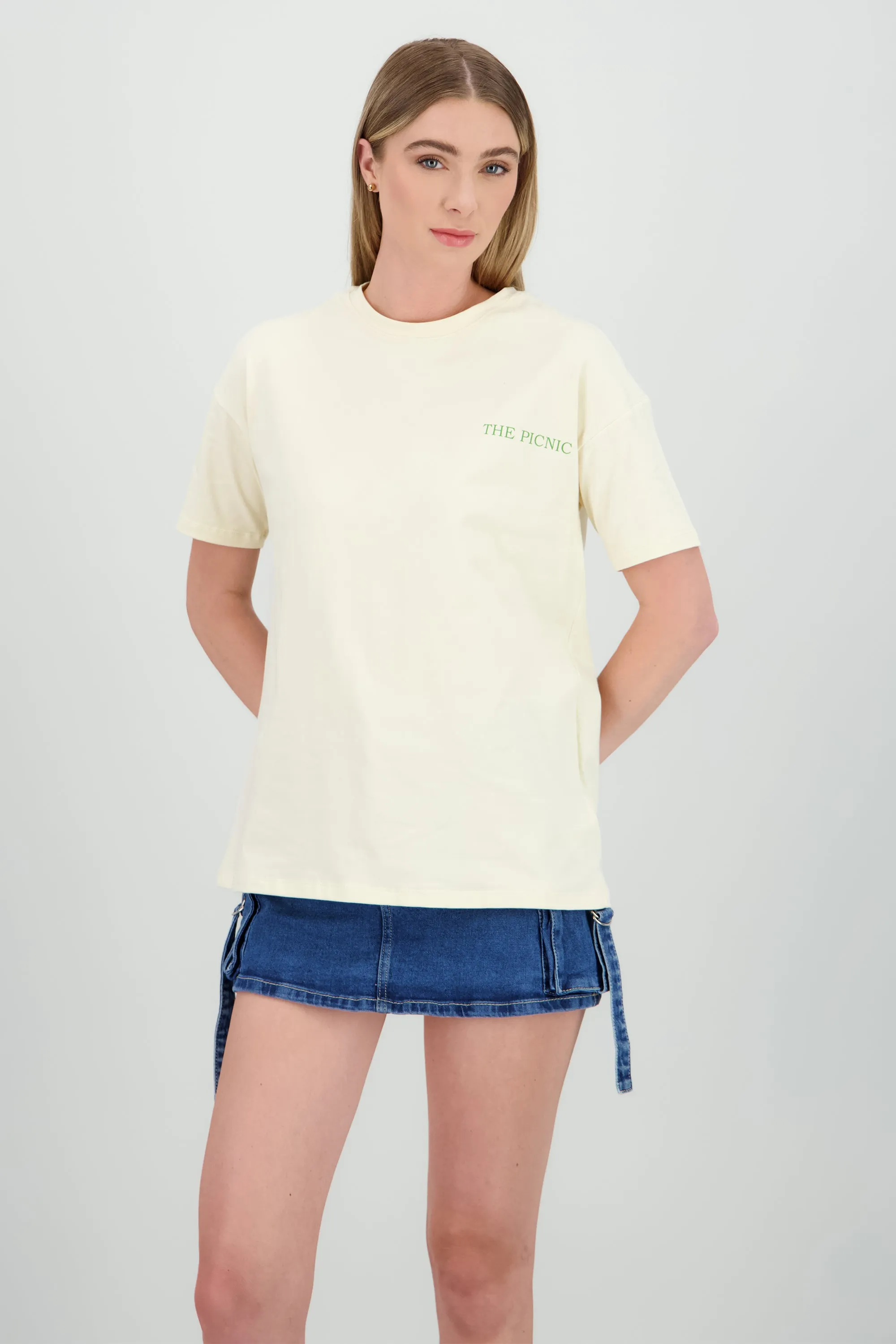 T-shirt oversized estampada de picnic sold by Shasa product image thumbnail 2