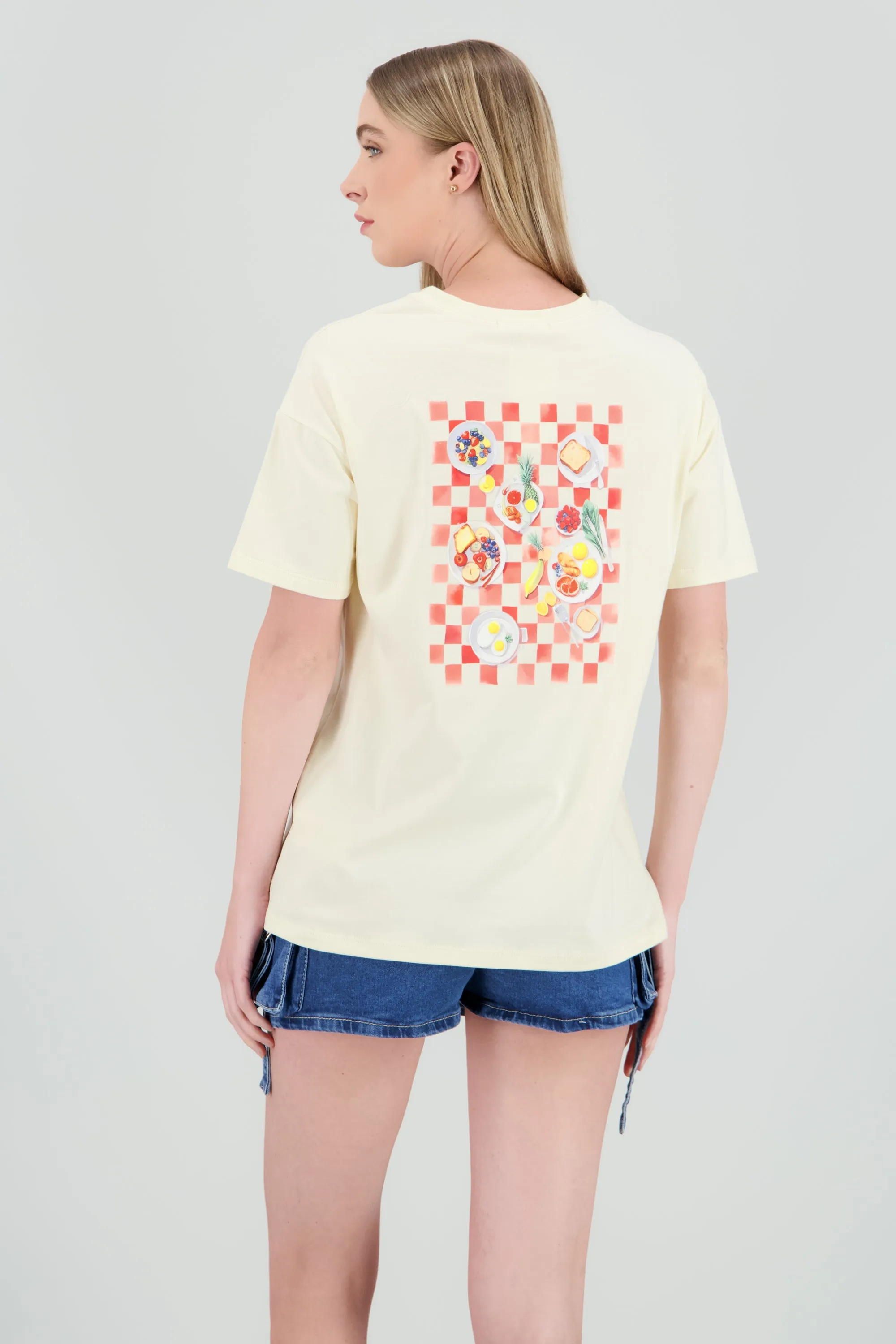 T-shirt oversized estampada de picnic sold by Shasa product image thumbnail 4