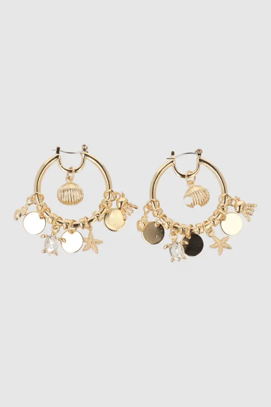 ARRACADAS CHARMS MAR CIRCULOS sold by Shasa