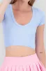 Top seamless de manga corta escotado sold by Shasa