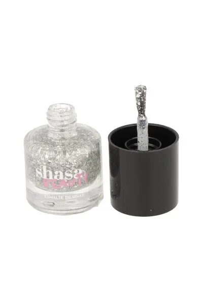 Esmalte glitter plata sold by Shasa product image thumbnail 2