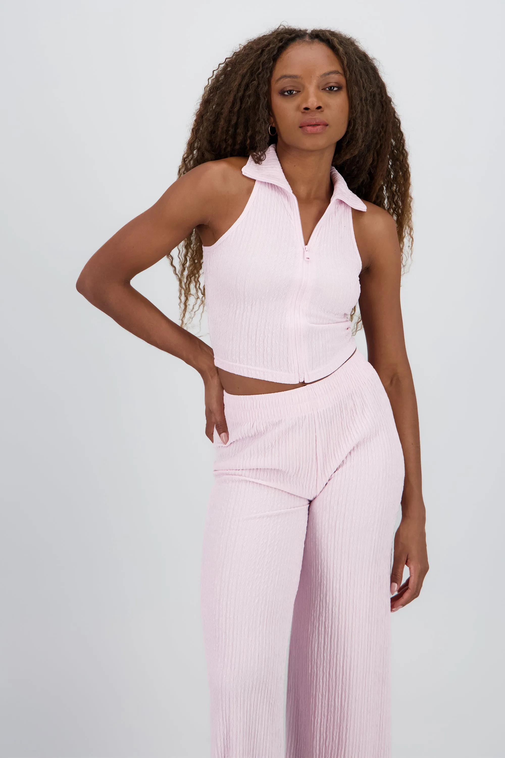 Top cierre cuello polo sin mangas sold by Shasa product image thumbnail 2