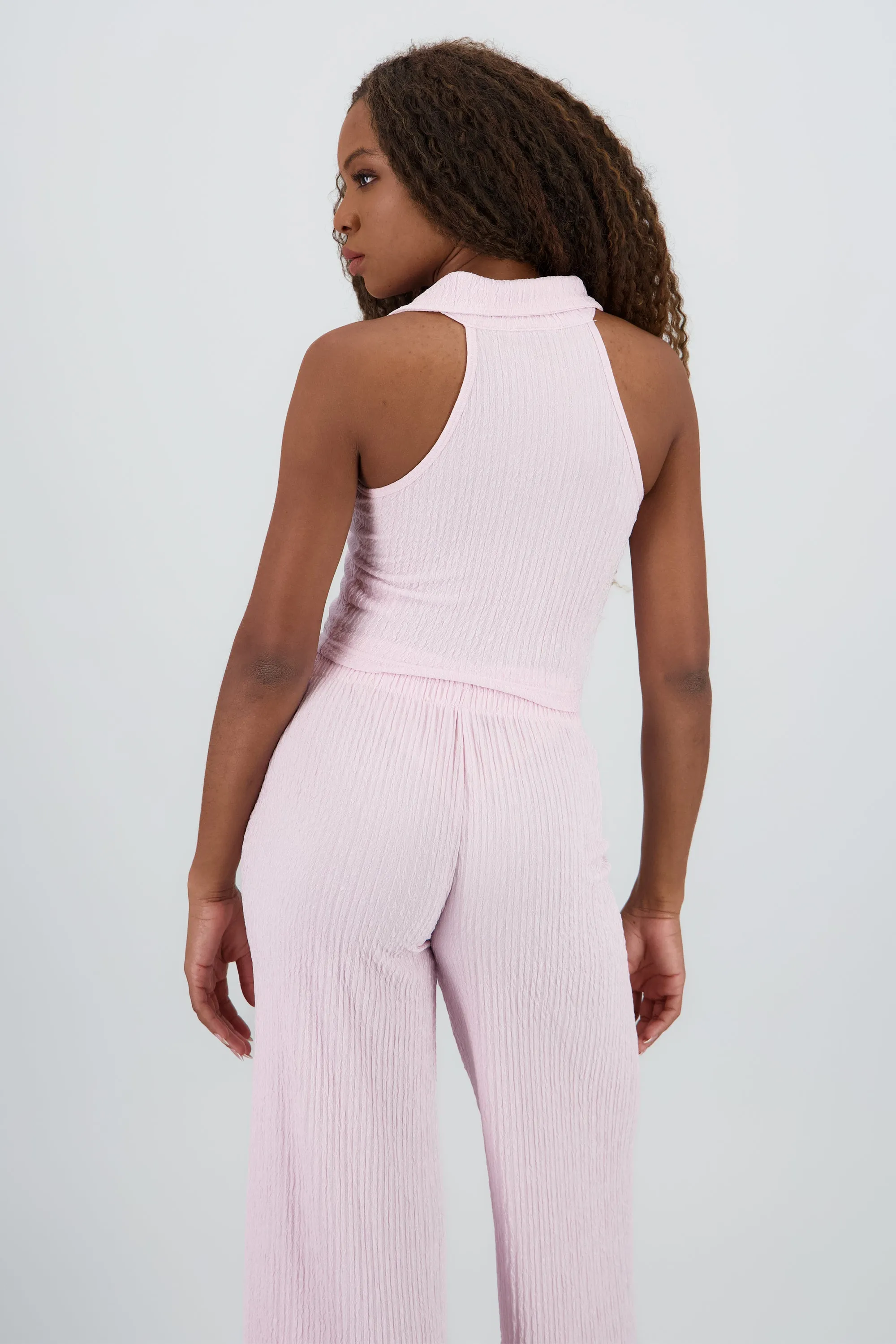 Top cierre cuello polo sin mangas sold by Shasa product image thumbnail 4