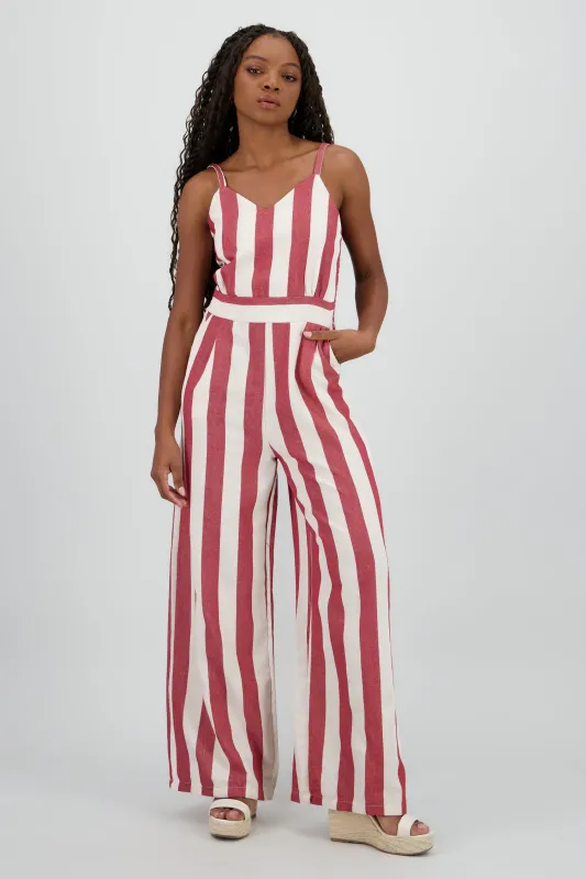 Jumpsuit detalle rayas tirantes sold by Shasa
