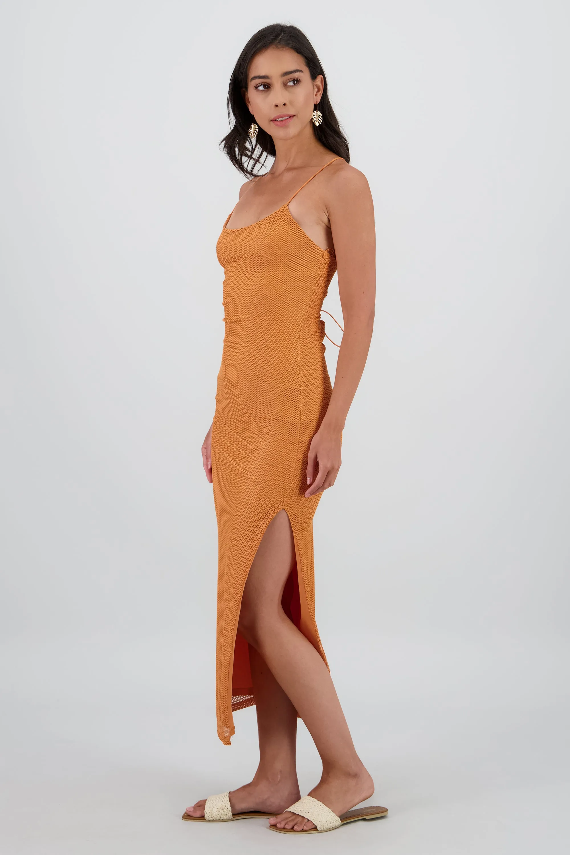 Vestido maxi red textura sold by Shasa product image thumbnail 3