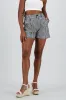Shorts rectos detalle cuadros sold by Shasa