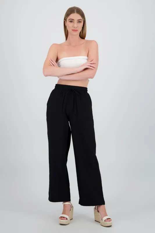 Pantalon amplio algodon sold by Shasa