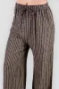 Pantalon amplio rayas sold by Shasa
