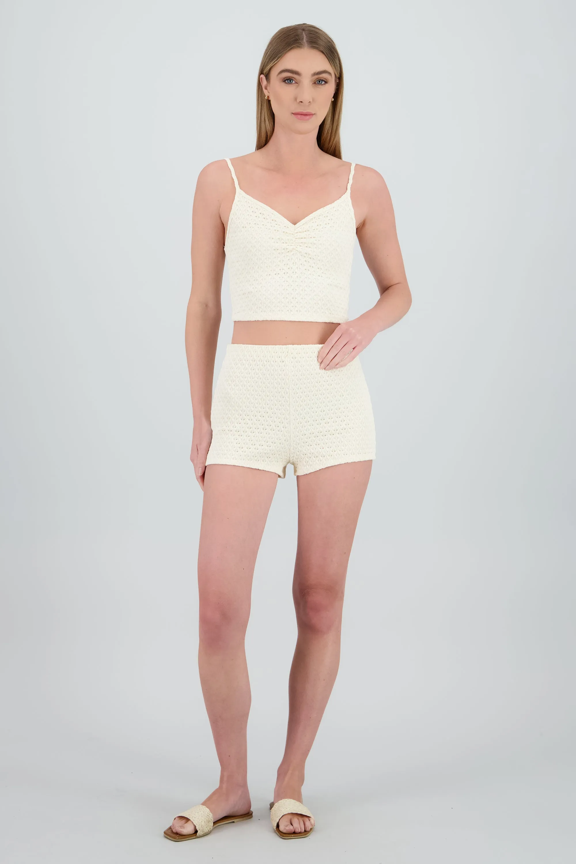 Shorts cortos red sold by Shasa