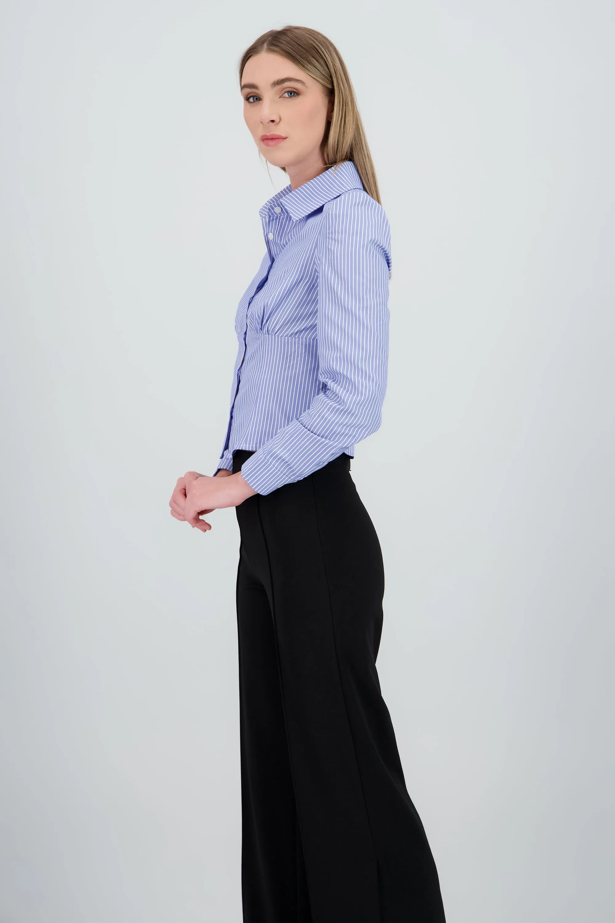 Camisa rayas con pinzas sold by Shasa product image thumbnail 3