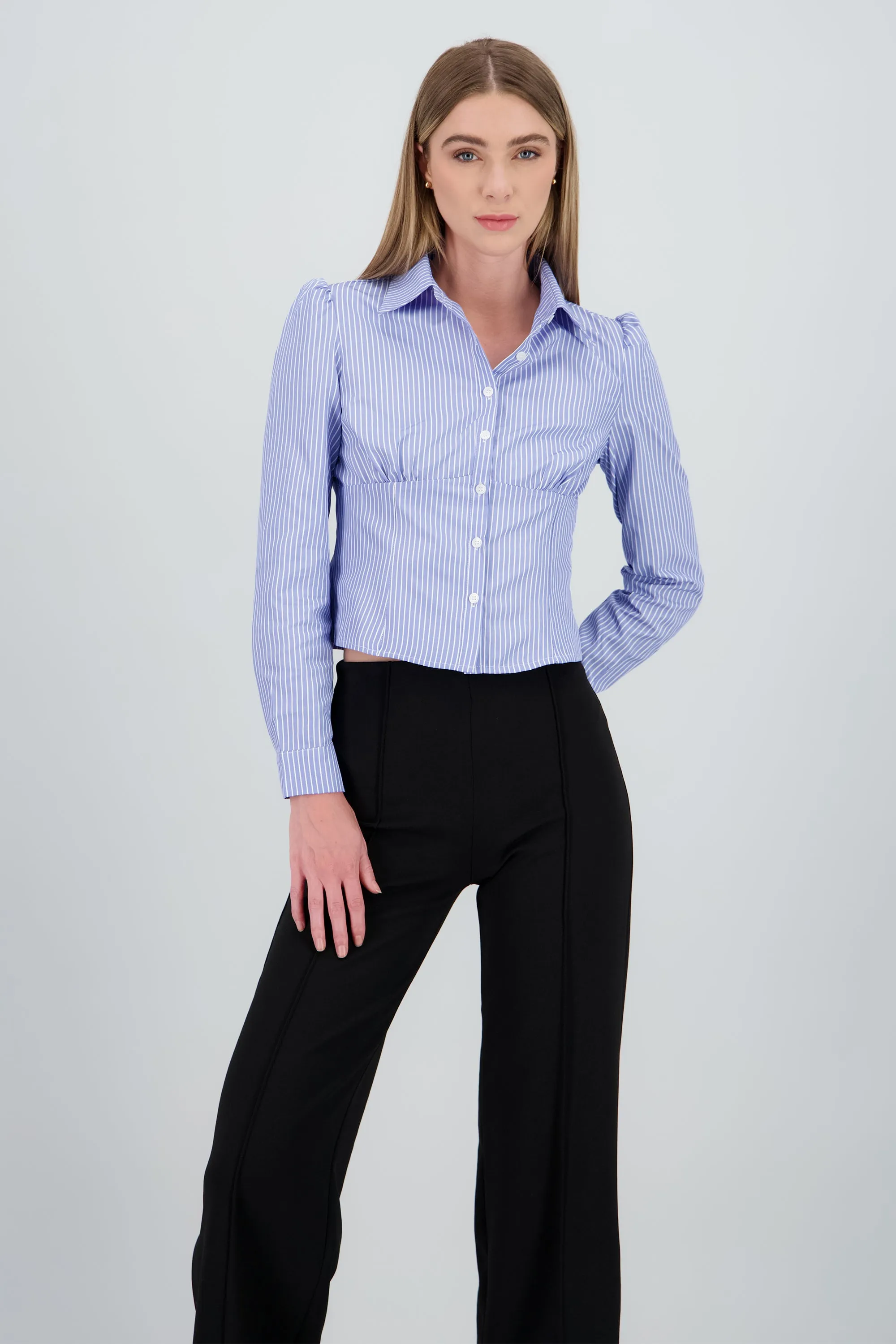 Camisa rayas con pinzas sold by Shasa product image thumbnail 2