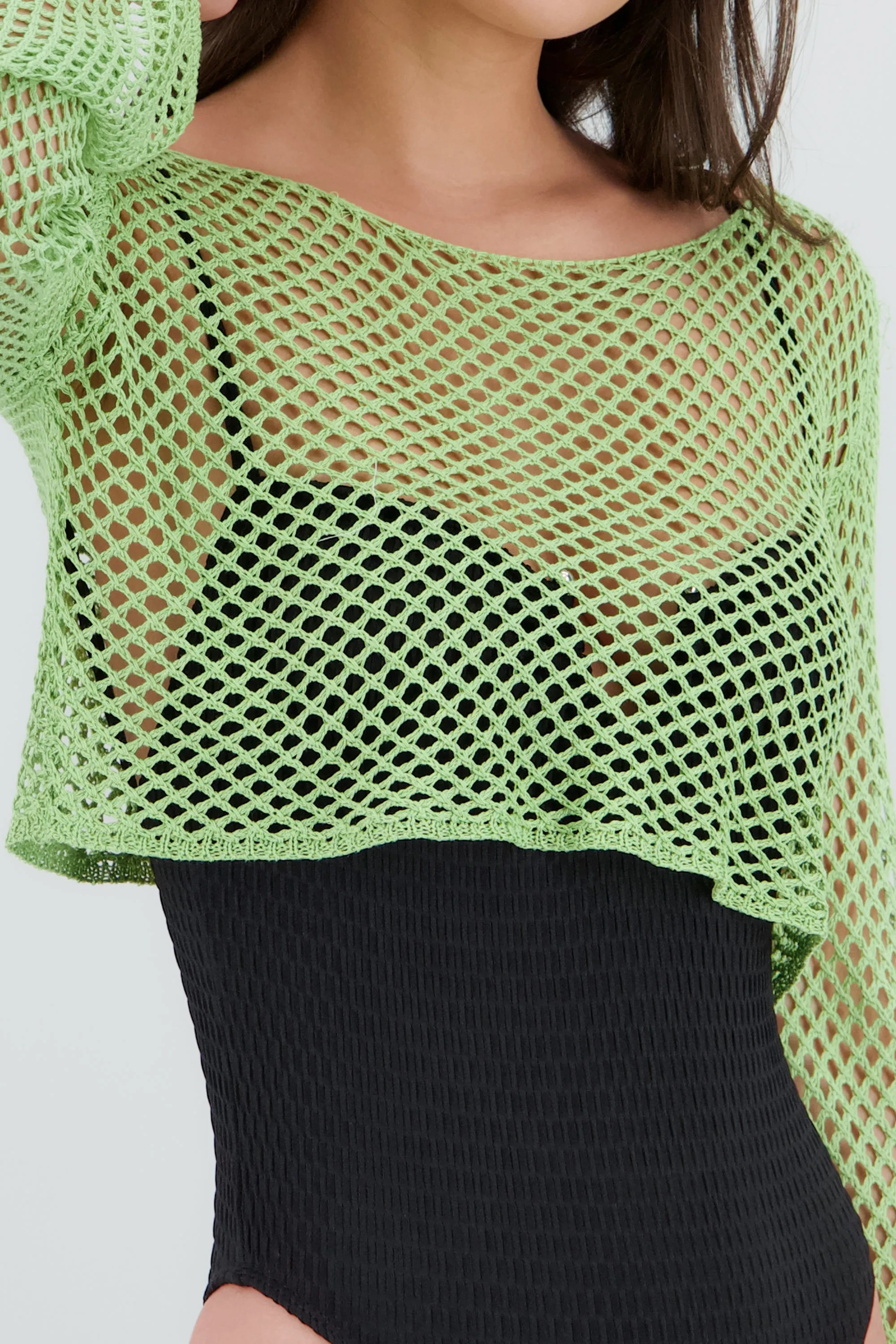 Top manga larga red tejido sold by Shasa product image thumbnail 5