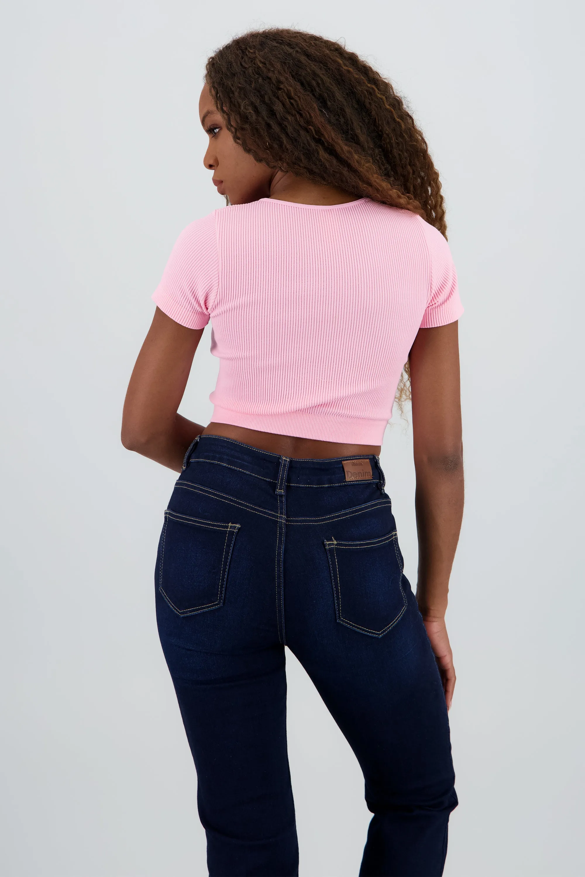 Top corto rib manga corta sold by Shasa product image thumbnail 4